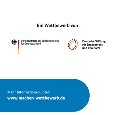 Aufruf zum Engagement-Wettbewerb in Ostdeutschland "machen!2024"