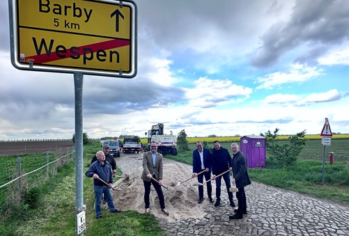 Baustart für neue Kreisstraße bei Wespen vollzogen
